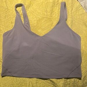 Women's Light Purple Align Top